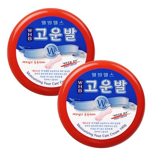 WHB 고운발 크림100g 약국전용 크림 100g 3개입 풋크림, 100g, 2개