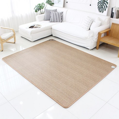 한일메디칼 온돌왕 전기장판 러그빈티지 전기매트, 러그빈티지 내추럴, 7~8인용(분리난방) 300 x 183cm