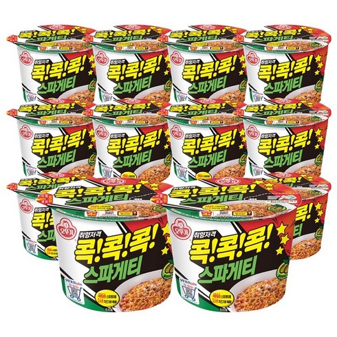 오뚜기콕콕콕 스파게티, 120g, 24개
