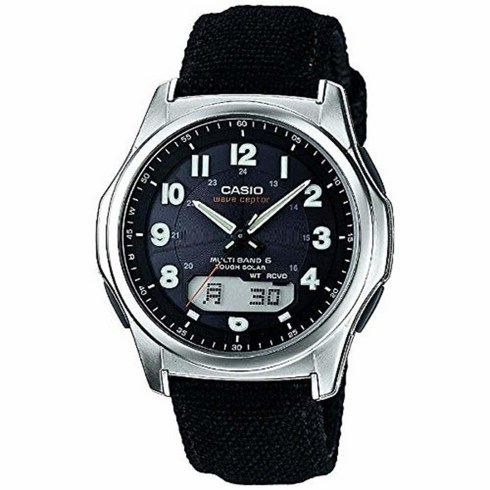 카시오 Casio 남성용 웨이브셉터 솔라 멀티밴드 6 시계 일본 수입 (WVA-M630B-1AJF)