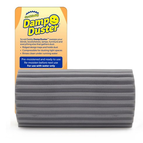 Scrup Daddy Damp Duster 스크럽 대디 더스트 먼지 먹는 스펀지 그레이, 1개, 1개