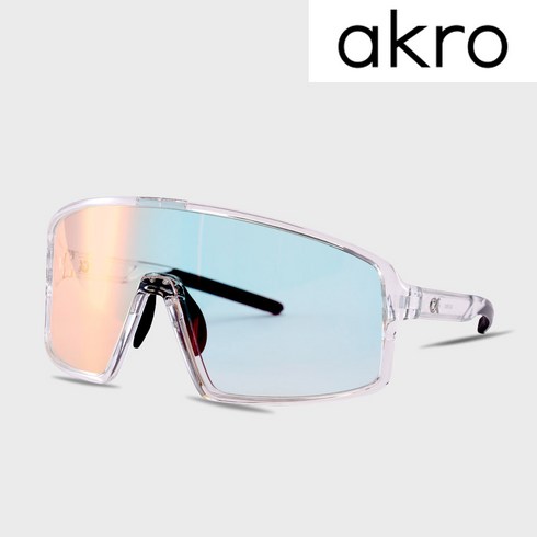 아크로 알레도스 ALLEDOS 스포츠 미러변색고글 선글라스, 블랙/레드미러변색