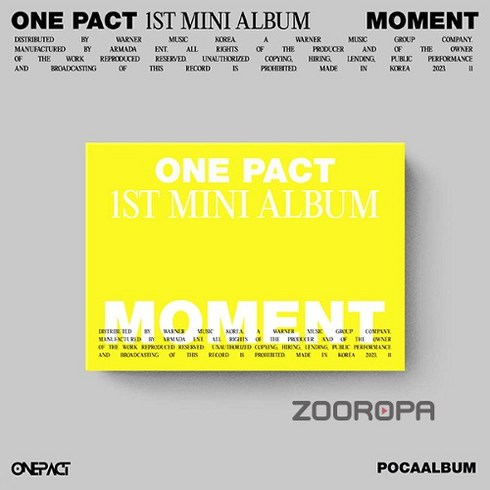 [POCAABLUM] ONE PACT 원팩트 Moment 1st Mini Album