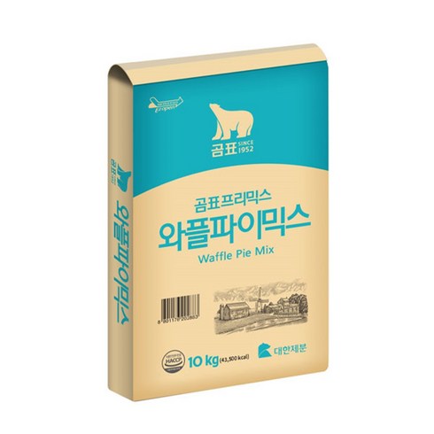 곰표 대한제분 벨기에 와플믹스, 10kg, 2개