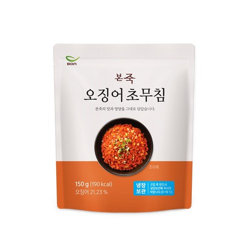 본죽오징어초무침 - 본죽 [본죽] 오징어초무침 150g, 1개