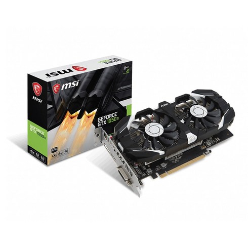 MSI 지포스 GTX1050 Ti OC D5 4GB 윈드스톰 그래픽카드, N1050TIV1