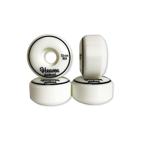 스케이트보드 휠 wheel 소프트 휠 85A 53mm 스케이트보드 타이어 스케이트보드 코마 화이트 SK8