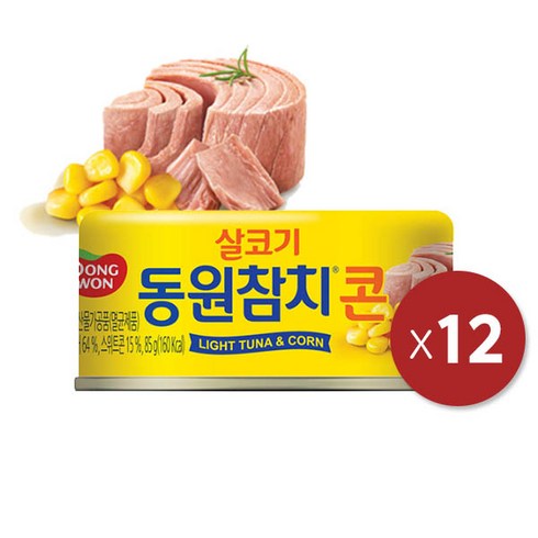 동원참치85g12개 - 동원 콘참치 85g, 12개