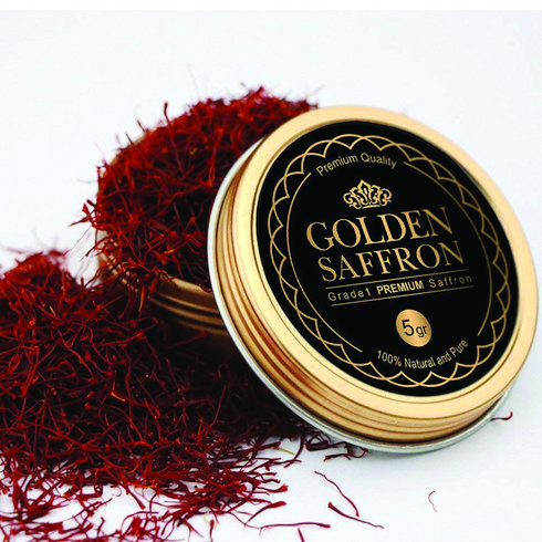 샤프란향신료 - Golden Saffron 골든샤프란 프리미엄 올 레드 샤프란 차 향신료 5g Premium All Red, 1개