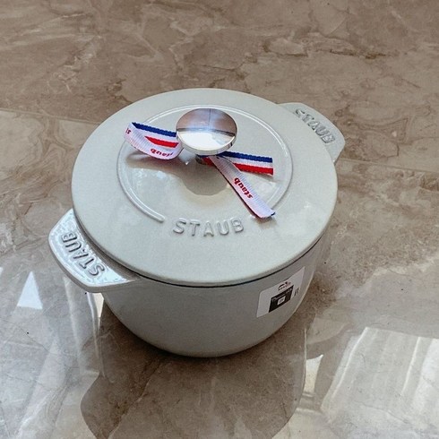 스타우브 라이스 꼬꼬떼 양수냄비, 트러플화이트, 16cm