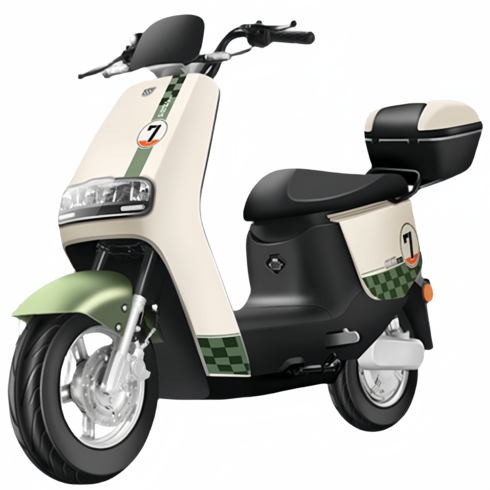 Montheria 전기자전거 48V 출퇴근 배달 전기스쿠터 A598-203, 푸른 색, 12AH-40KM