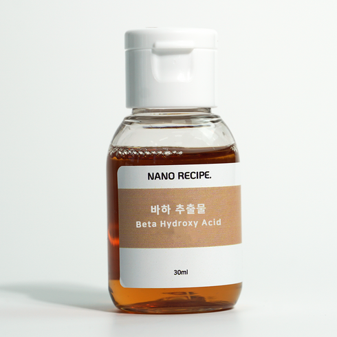 2023년 가성비 최고 아비아브아데온2 - 나노레시피 천연 바하 추출물 95% 원액 30ml 살리실산 2% 스킨 각질 아하 BHA 클렌징폼 오일 워터 젤 필링 세안제 클렌저, 1개