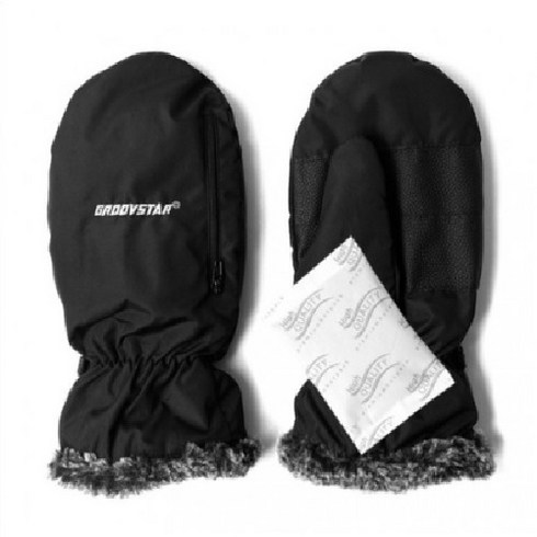 2023년 가성비 최고 벙어리 방한장갑 - 제코 핫팩 벙어리 장갑 + 핫팩 2p, 블랙