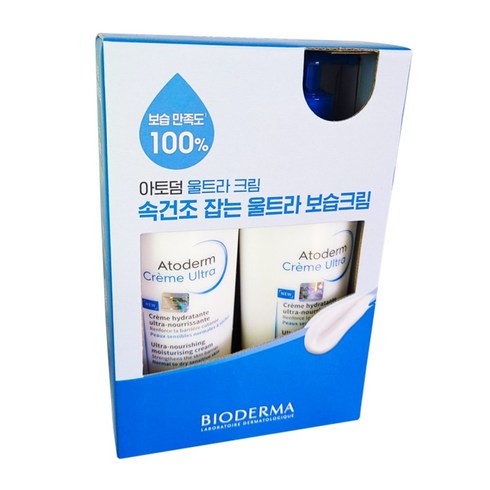 바이오더마 아토덤 울트라 크림 500ml x 2개입 코스트코 온가족 고보습 크림 BIODERMA ATODERM CREME ULTRA, 2개