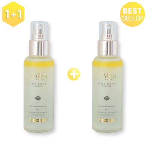 (본사정품) 달바 화이트 트러플 퍼스트 스프레이 세럼 2개 100ml + 100ml (1+1) 세트 승무원미스트 최신제조, SET 100ml+100ml