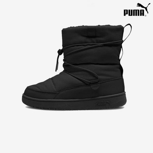 S마켓 NC고잔 PUMA SNOWBAE (39392001) 푸마 블랙 패딩부츠 여성 방한부츠