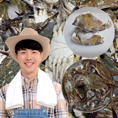 먹사부 태안 국산 활 생물 꽃게 냉동 꽃게 암꽃게 숫꽃게 찜용 랜덤 서해안 소 중 대 특대 얼음 톱밥포장 주문 박스 1kg 2키로 3킬로, 6kg (급냉 숫꽃게), 1개