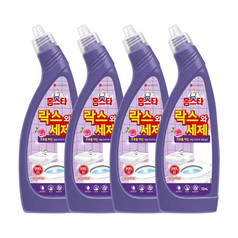 홈스타 락스와세제 후로랄파인 락스, 750ml, 4개