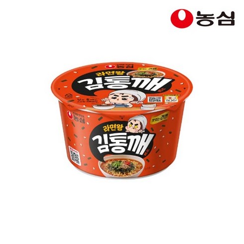 농심 라면왕 김통깨 사발 79g 8개