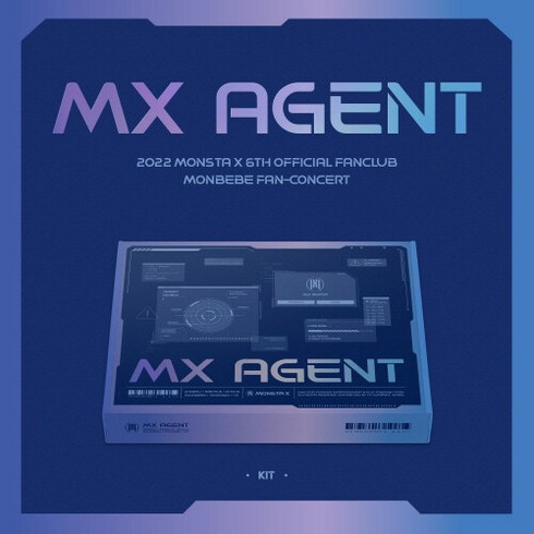 몬스타엑스 [키트 형태] - 2022 MONSTA X 6TH OFFICIAL FANCLUB MONBEBE FAN-CONCERT : MX AGENT KIT [키노앨범]