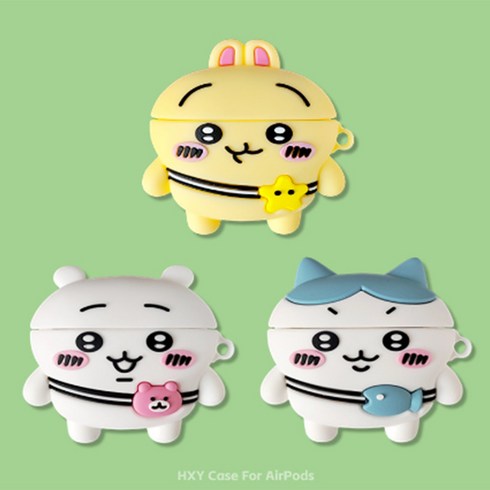 먼작귀 에어팟 케이스 프로 프로2 1세대 2세대 3세대 치이카와 하치와레 우사기 크로스백, 에어팟 3세대