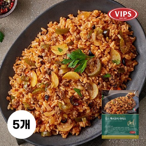 빕스밀키트 - [VIPS] 빕스 볶음밥 멕시코식 라이스, 5개, 230g