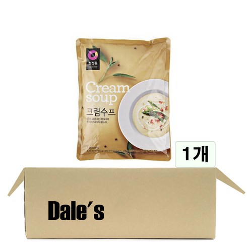 데일즈기획 대상 청정원 크림스프, 1kg, 1개