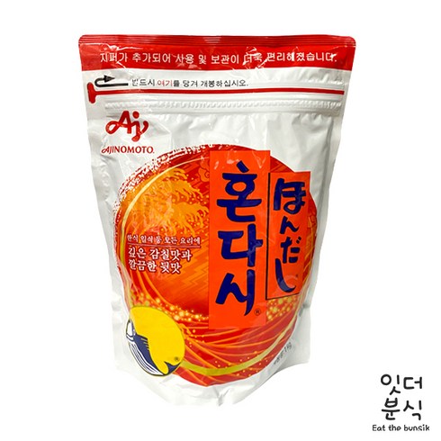 아지노모도 혼다시 1kg 가다랑어 가쓰오부시 감칠맛조미료 육수 다시다 분말조리료, 1개
