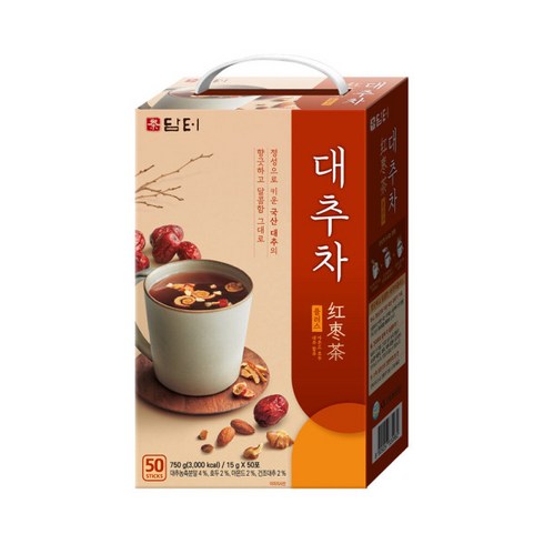 대추차 - 담터 대추차플러스, 15g, 1개입, 50개