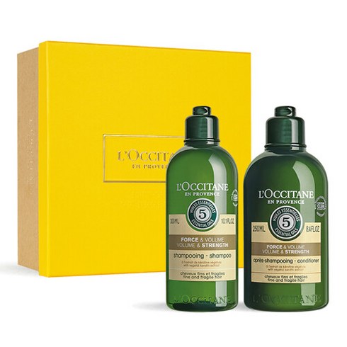 록시땅 [록시땅][기프트][두피모발강화] 볼륨&스트렝스 샴푸 300ml & 컨디셔너 250ml 듀오, 1개