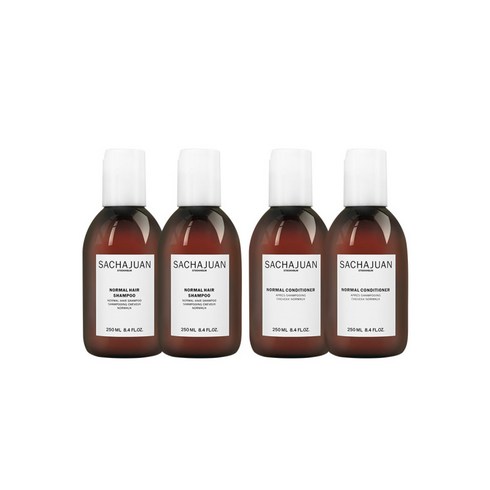 [사샤후안] 노말 샴푸&컨디셔너 대용량 패키지 ( 노말 샴푸 250ml x 2개 + 노말, 단일/상품