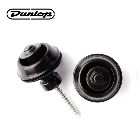 Dunlop - Traditional Straplock / 던롭 스트랩락 Black (SLS1503BK), *, *