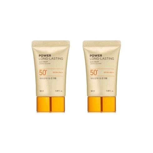 1+1/2개/더페이스샵 파워 롱래스팅 선크림 50ml/SPF50+ PA+++, 1개