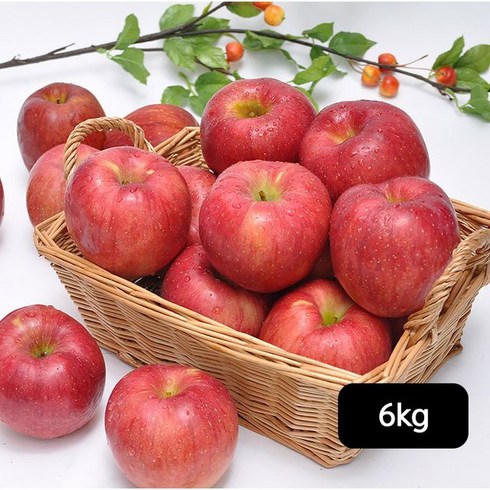 열매나 열매나 햇 홍로사과 3kg+3kg (총 6kg), 단일옵션
