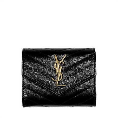 생로랑 23FW (A_403943 BOW01 1000) 여성 모노그램 반지갑