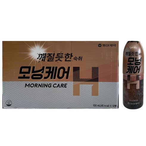 모닝리스 - 동아제약 모닝케어H 숙취해소음료 100ml x 10병, 10개