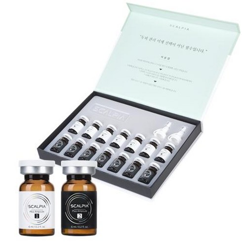스칼피아 플러스 앰플 (STEP 1 6ml X 7ea STEP 2 6ml X 7ea), 7개
