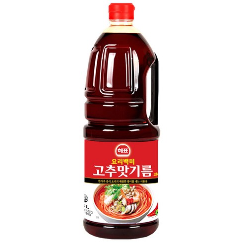 해표고추맛기름 - 1.8L 해표 고추맛기름, 1개