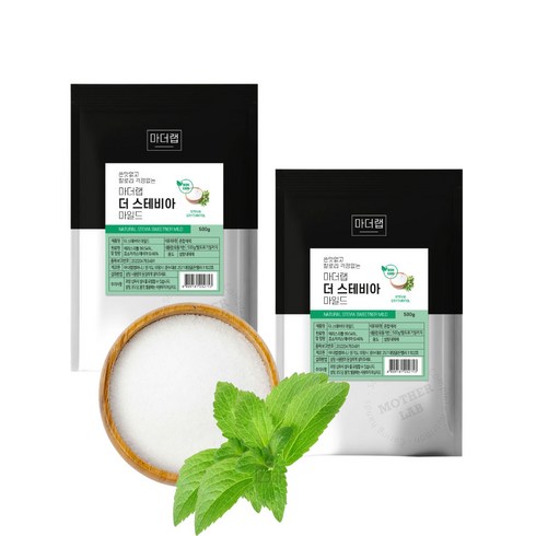 쓴맛없는 더 스테비아 마일드, 500g, 2개