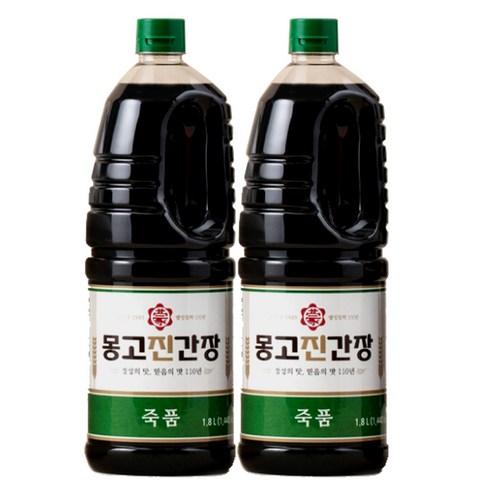 부천 몽고진간장 죽품 1.8L + 1.8L, 1개