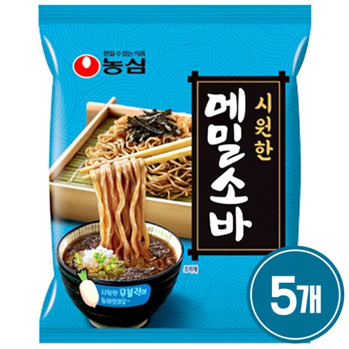 농심 메밀소바, 635g, 1개