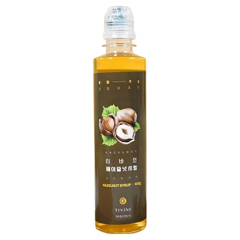 티바인 헤이즐넛 시럽, 400g, 1개