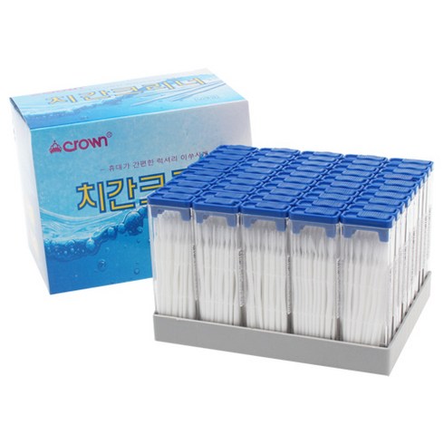 크라운 휴대용 치간크리너, 50통, 1팩