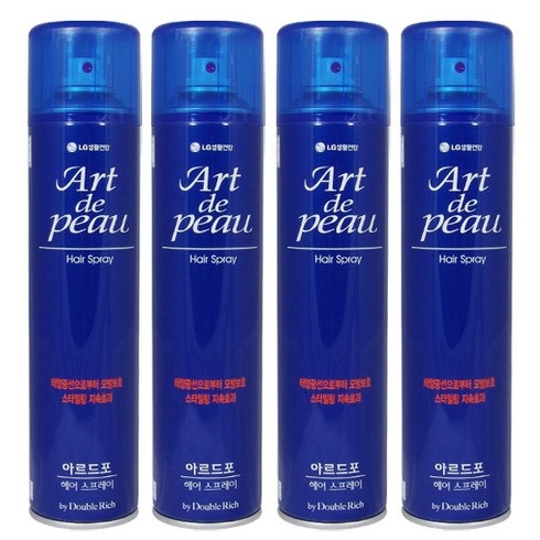 엘지생활건강 아르드포 헤어 스프레이 4개 헤어스프레이, 300ml