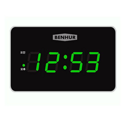 BENHUR_디지털벽시계, HB-105A(그린)