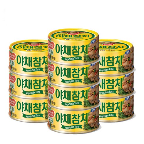 동원 야채 참치, 150g, 10개