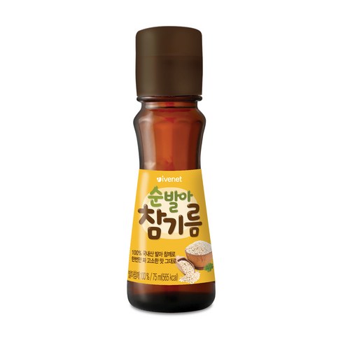 아이배냇참기름 - [아이배냇] 순 발아 참기름 1병 [3만+사은품 증정], 순 발아 참기름 1개, 75ml, 1개
