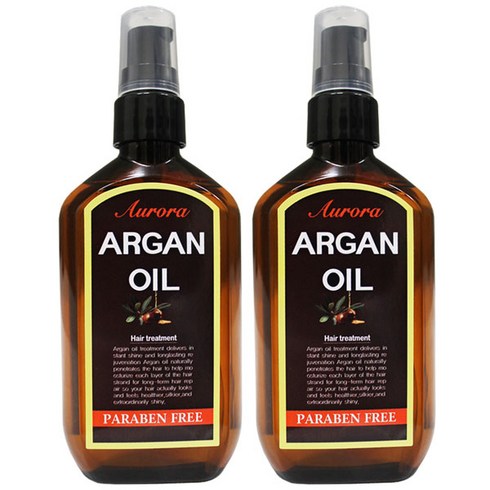 오로라 아르간오일 헤어에센스 1+1, 2개, 100ml