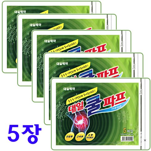 대일제약 뉴 쿨파프, 5개입, 5개