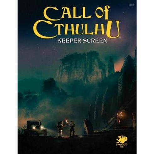 Call of Cthulhu Keeper Screen: Horror Roleplaying in the Worlds of H.P. Lovecraft Hardcover, Chaosium